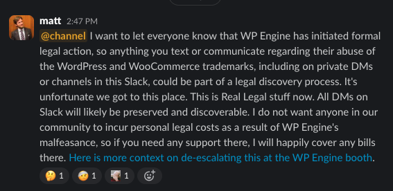 WP Engine 正式宣战 Automattic插图